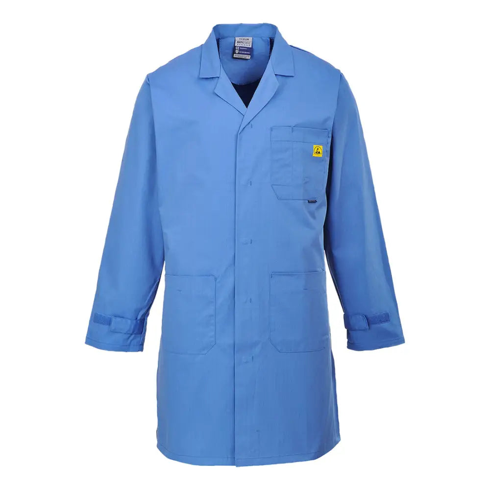 Portwest Anti-Static ESD Coat - Hamilton Blue / 4XL