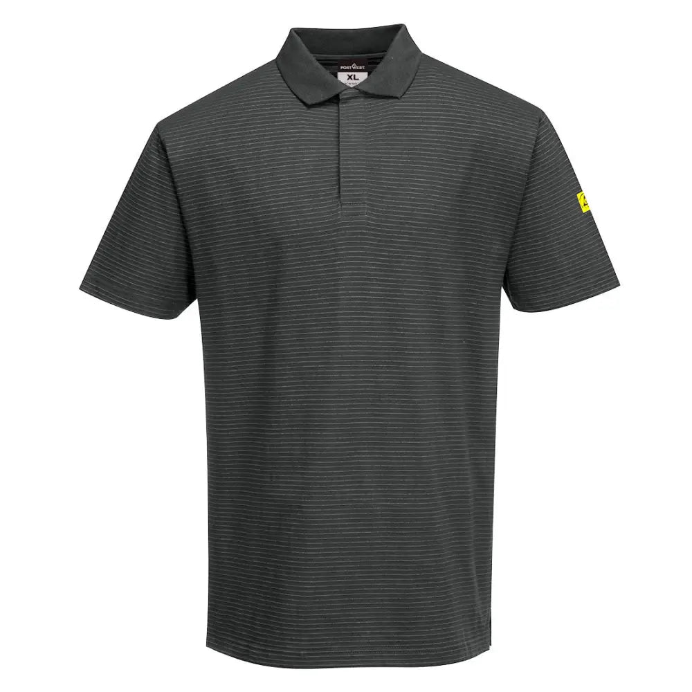 Portwest Anti-Static ESD Polo Shirt S/S - Zoom Grey / 4XL - Polo Shirts