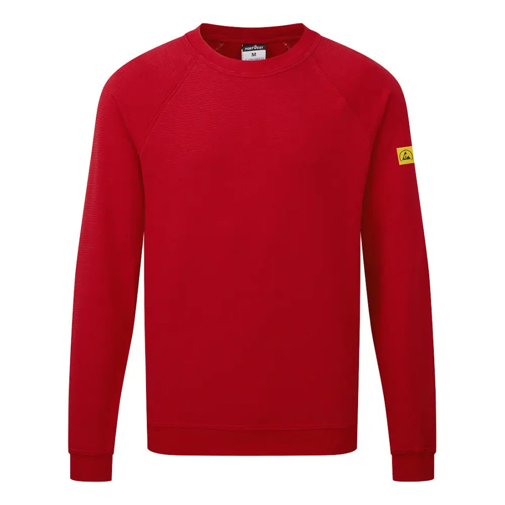 Portwest Anti-Static ESD Sweatshirt - Hamilton red / L