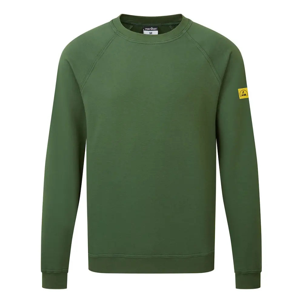 Portwest Anti-Static ESD Sweatshirt - Hamilton Green / L