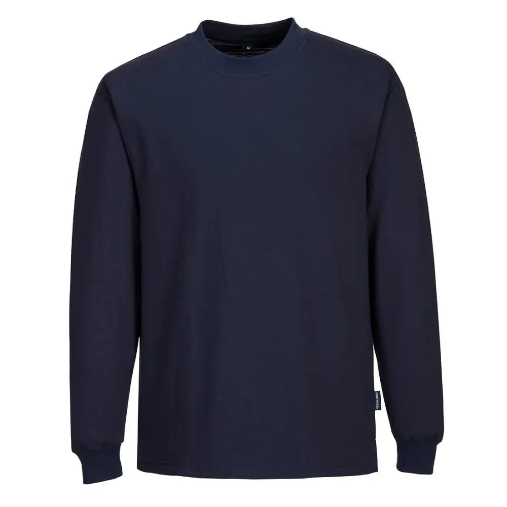 Portwest Anti-Static ESD T-Shirt L/S - Navy / L