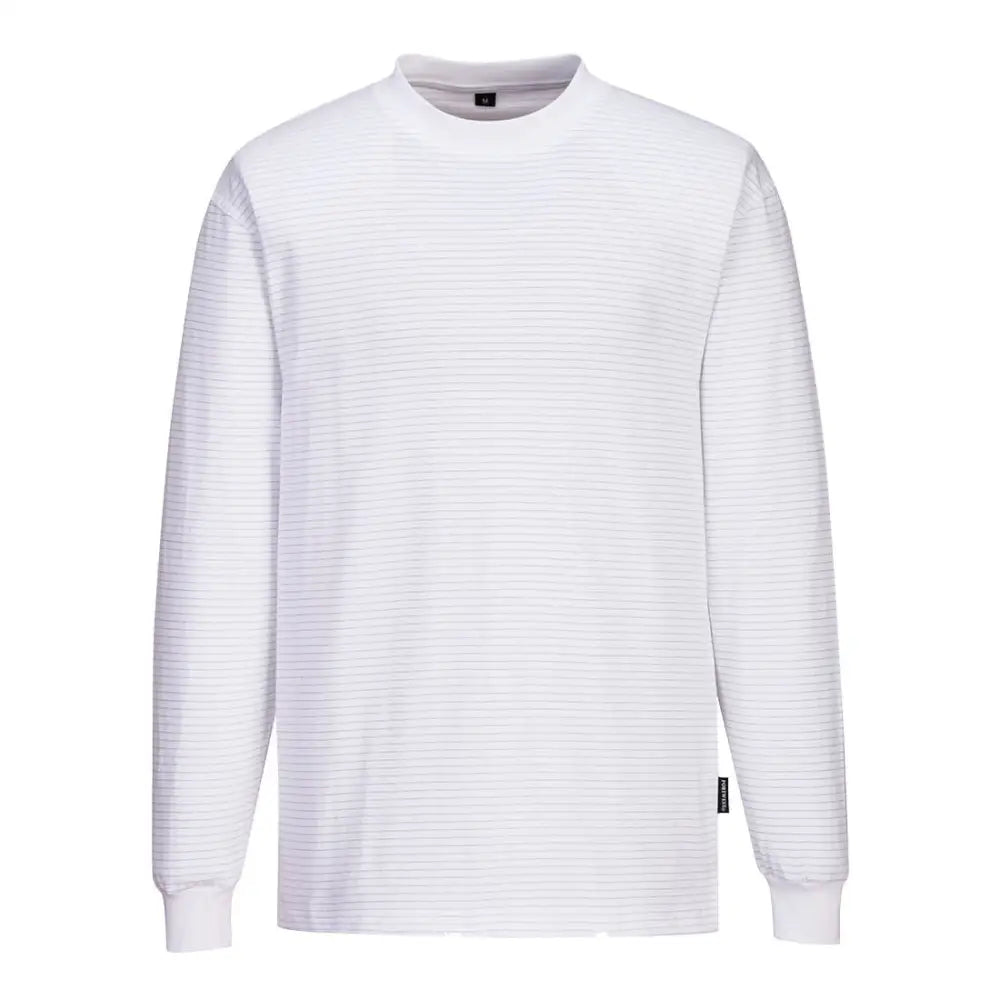Portwest Anti-Static ESD T-Shirt L/S - White / L