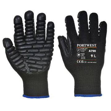 Portwest Anti-Vibration 10 Rubber Chloroprene Glove - L