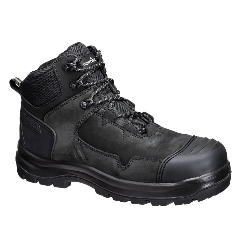 Portwest Apex Composite Mid Boot S3S HRO SR FO - Black / 36