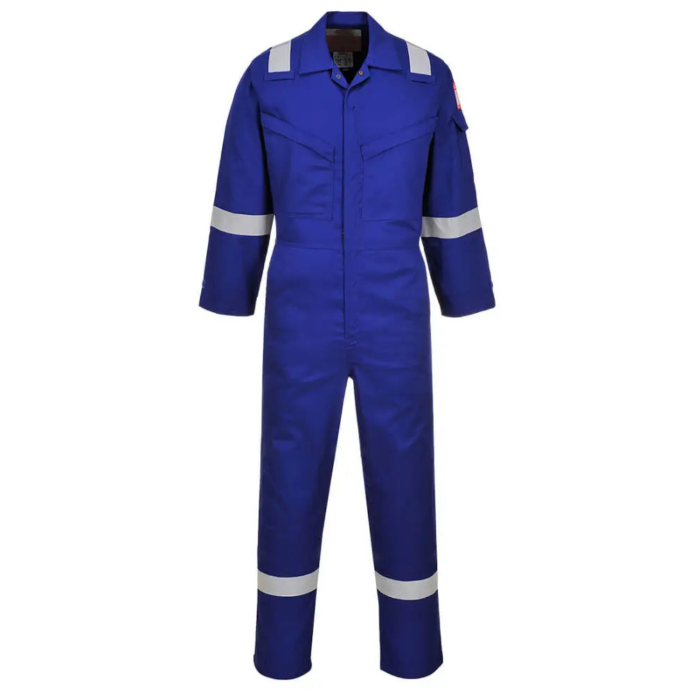 Portwest Araflame Silver Coverall - Royal Blue / 34