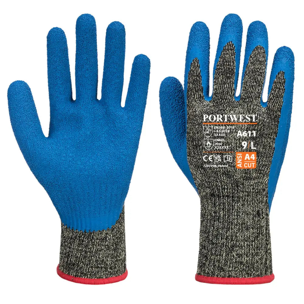 Portwest Aramid HR Cut Latex Glove - L