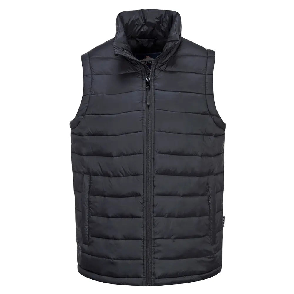 Portwest Baffle Gilet - Black / L