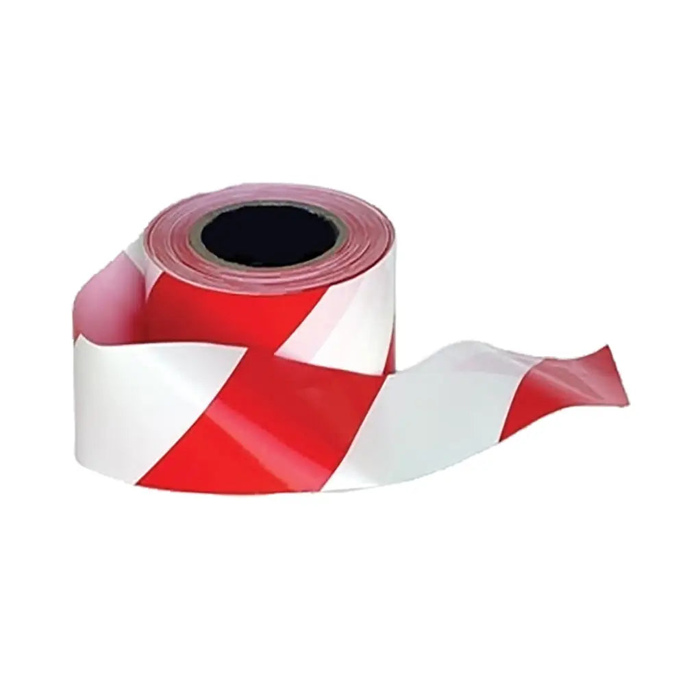 Portwest Barricade/Warning Tape - Red/White