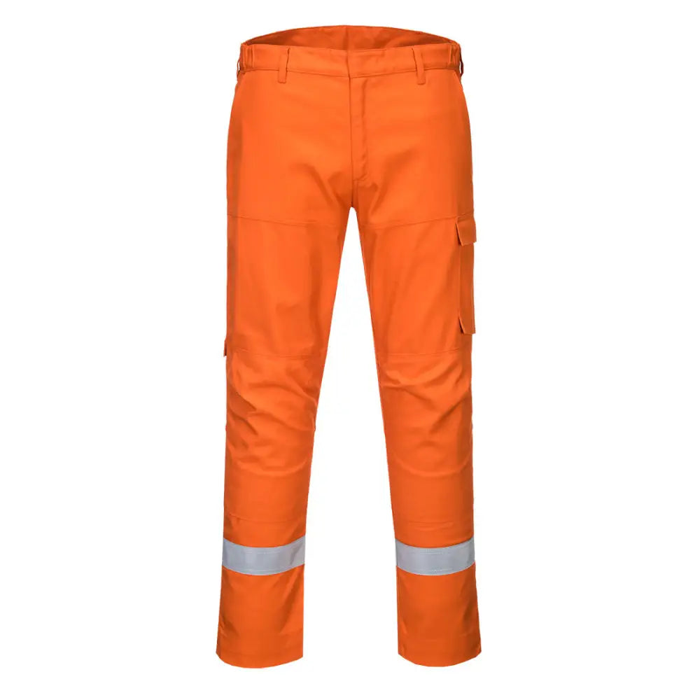 Portwest Bizflame Industry Trousers - Orange Short / 30