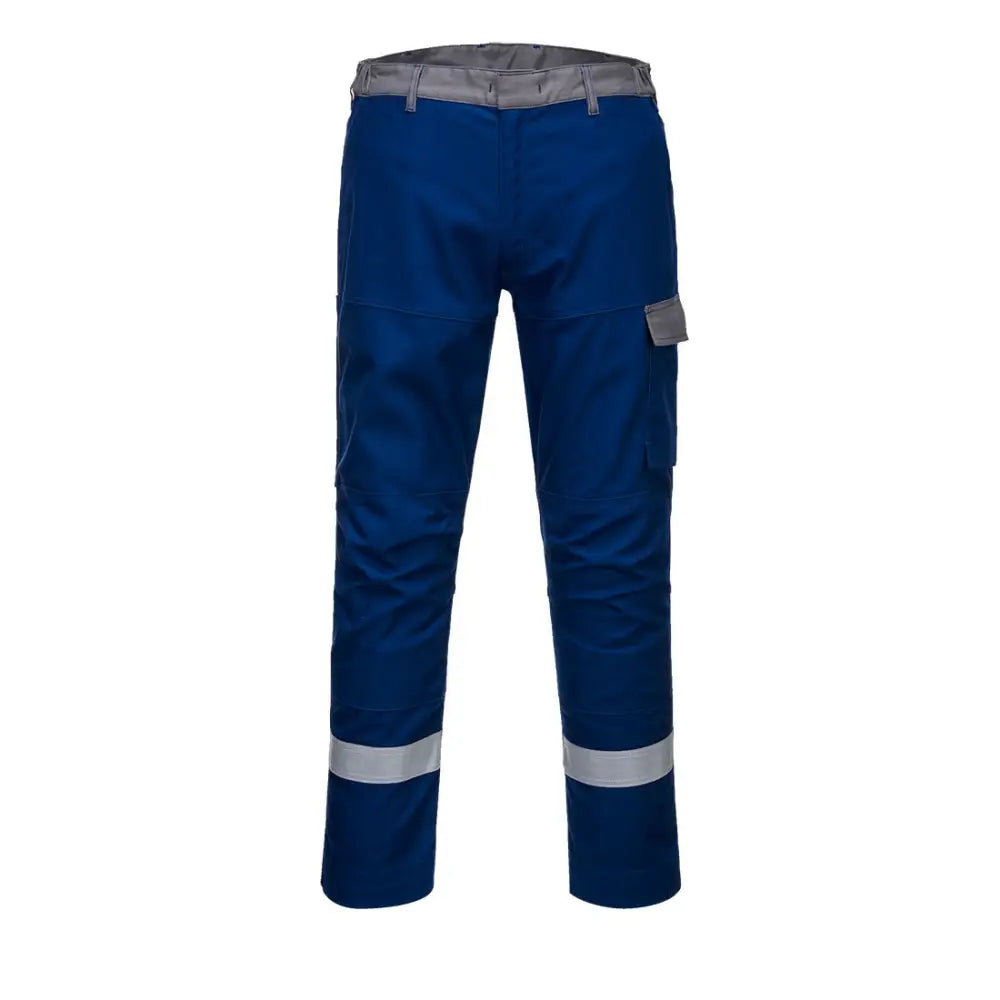 Portwest Bizflame Industry Two Tone Trousers - Royal Blue / 30