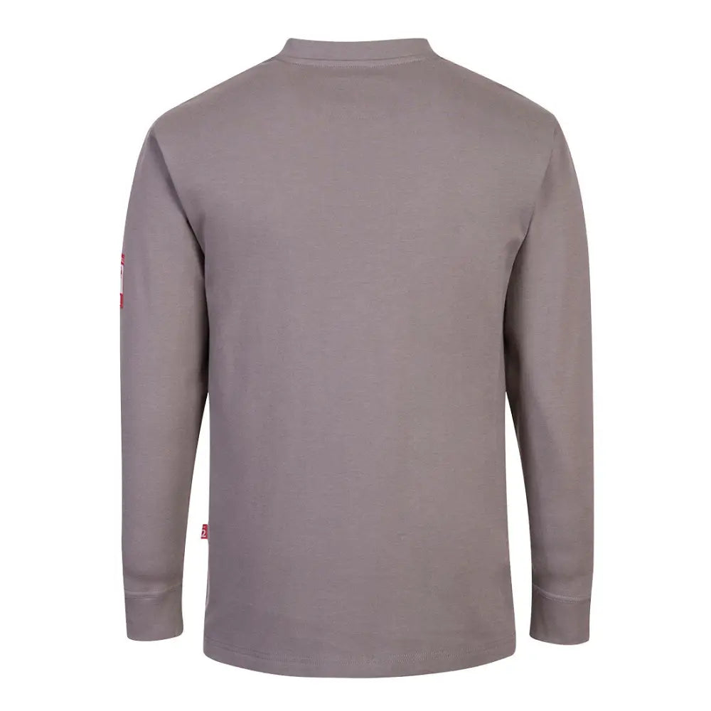 Portwest Bizflame Knit Antistatic FR Henley - Grey / L