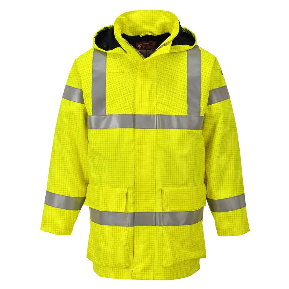Portwest Bizflame Rain Hi-Vis Multi Lite Jacket - Orange / L