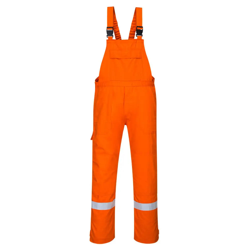 Portwest Bizflame Work Bib and Brace - Orange / 4XL