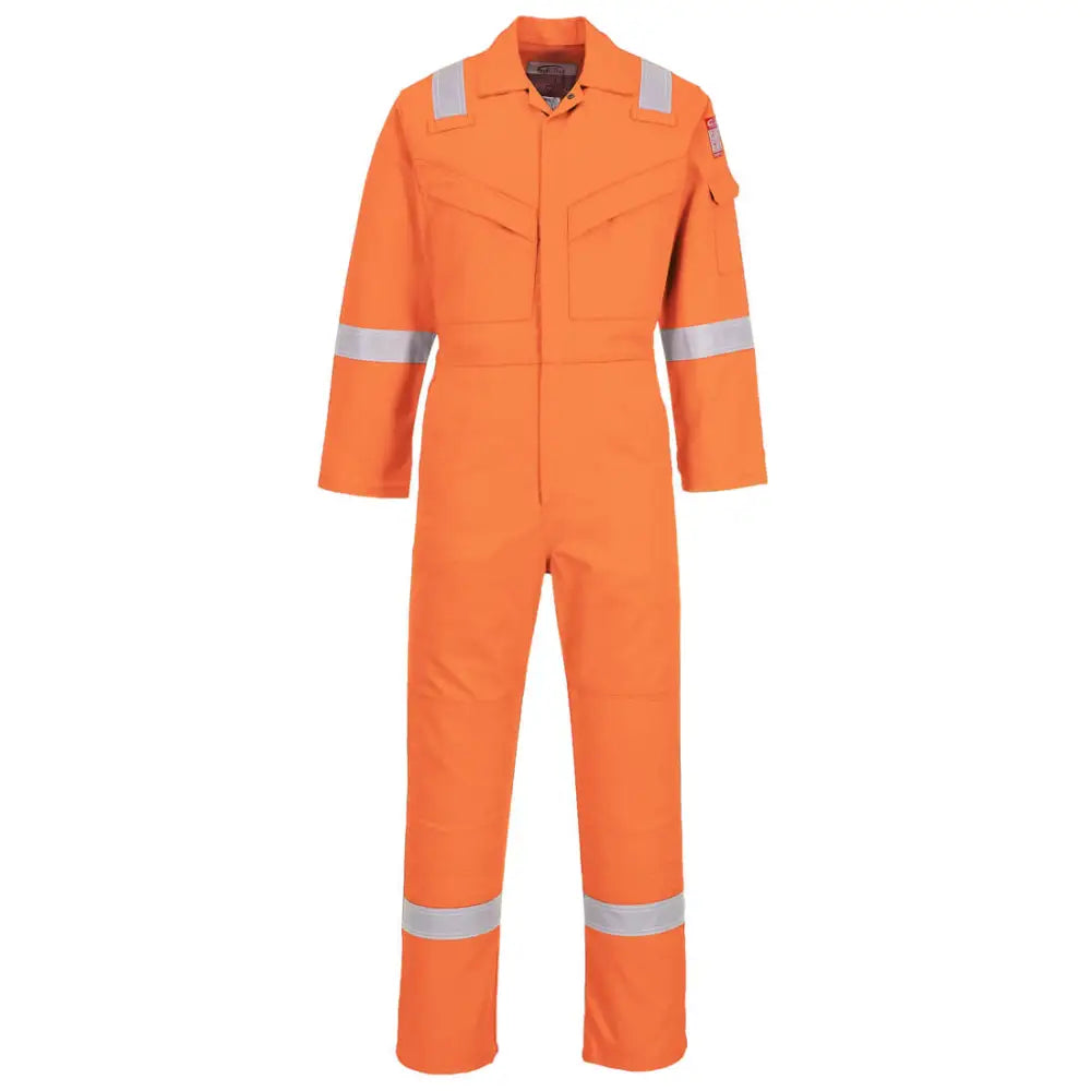 Portwest Bizflame Work FR Super Lightweight Anti-Static Coverall - Orange / 4XL