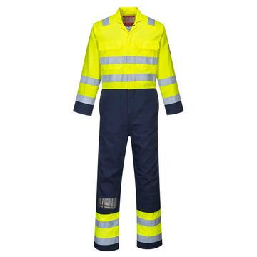 Portwest Bizflame Work Hi-Vis Anti-Static Coverall - 4XL