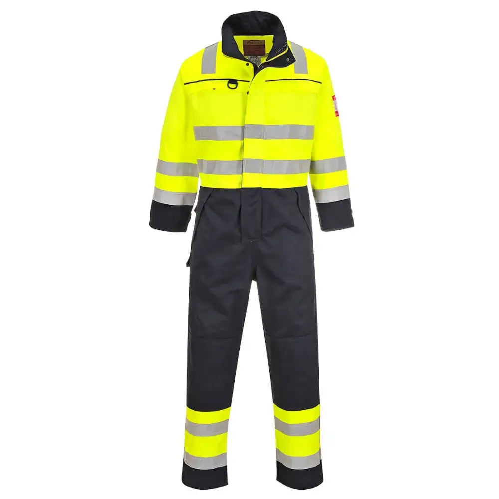 Portwest Bizflame Work Hi-Vis Multi-Norm Contrast FR Coverall- 4XL