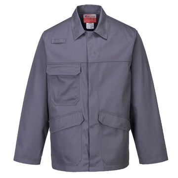 Portwest Bizflame Work Jacket - Grey / L