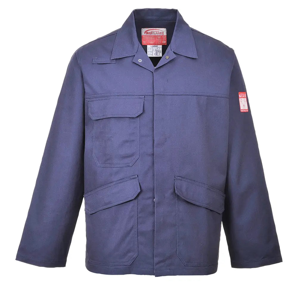Portwest Bizflame Work Jacket - Navy / L