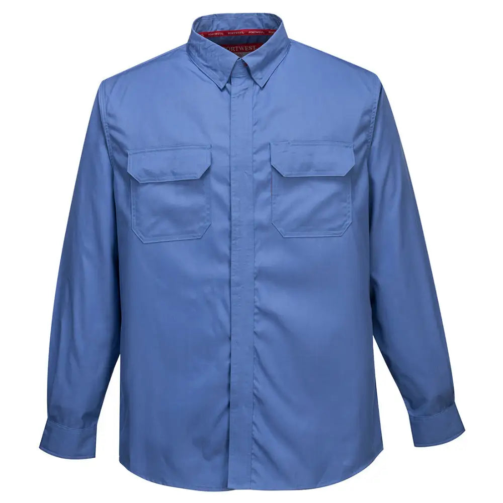 Portwest Bizflame Work Shirt - Blue / L