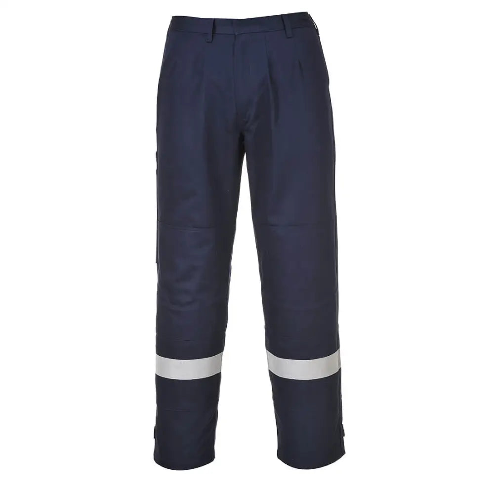 Portwest Bizflame Work Trousers - Navy Tall / L