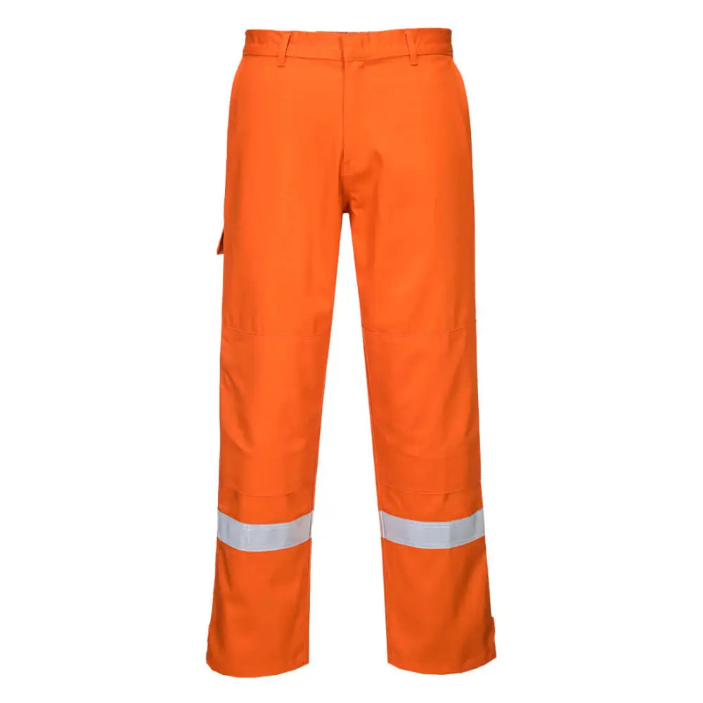 Portwest Bizflame Work Trousers - Orange Tall / L