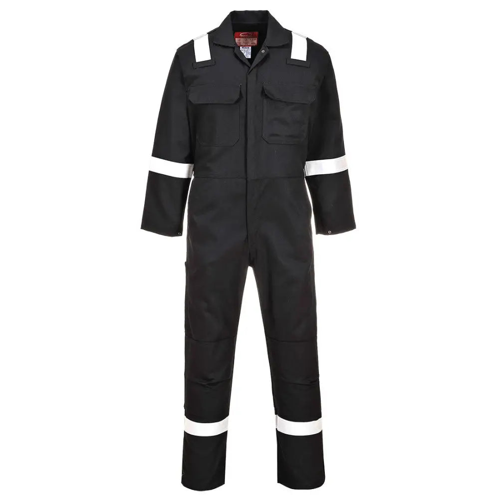 Portwest Bizweld Iona FR Coverall - Black / L