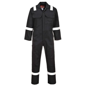 Portwest Bizweld Iona FR Coverall - Black / L