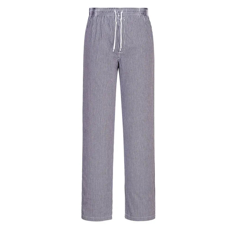 Portwest Chef’s Bromley Trousers - Blue Check / L