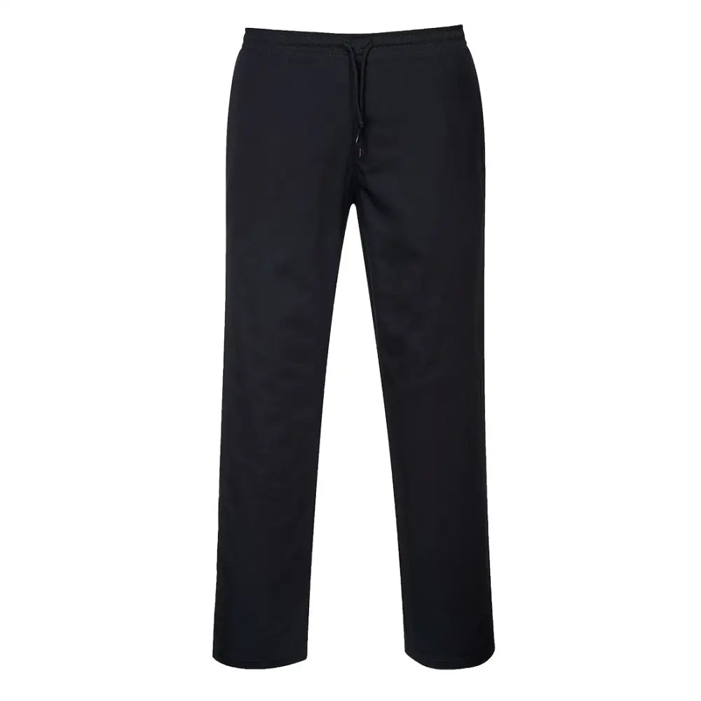 Portwest Chef’s Drawstring Trousers - Black Tall / L