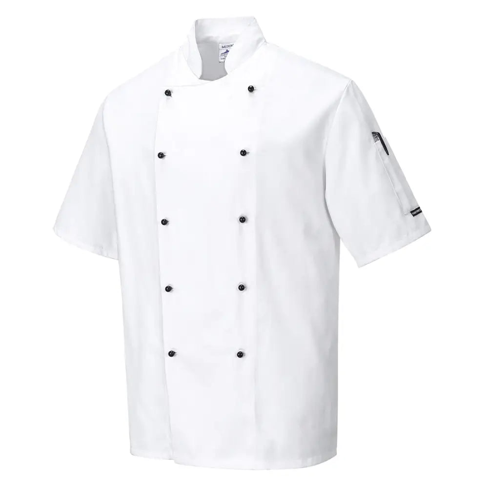 Portwest Chef’s Kent Jacket S/S - White / L