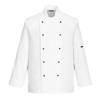 Portwest Chef’s Somerset Jacket L/S - White / 4XL