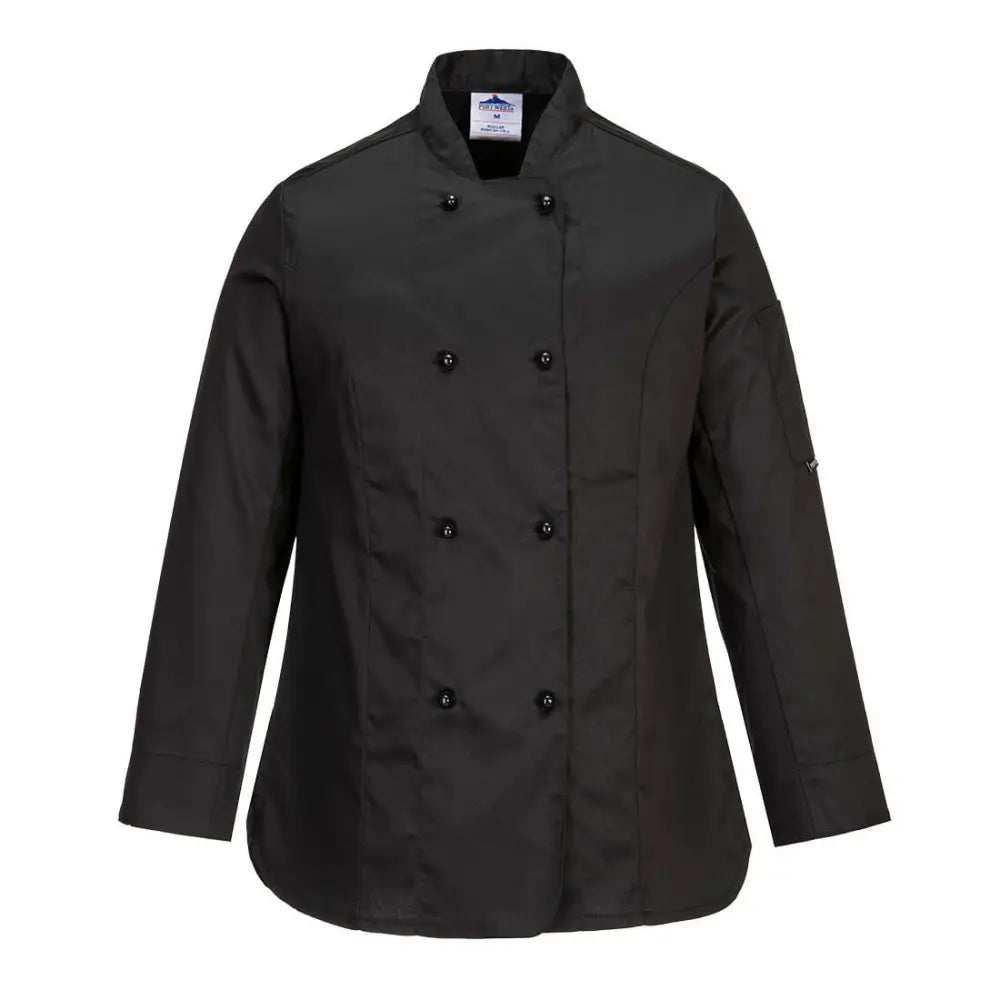 Portwest Chef’s Women’s MeshAir Rachel Jacket L/S - Black / L