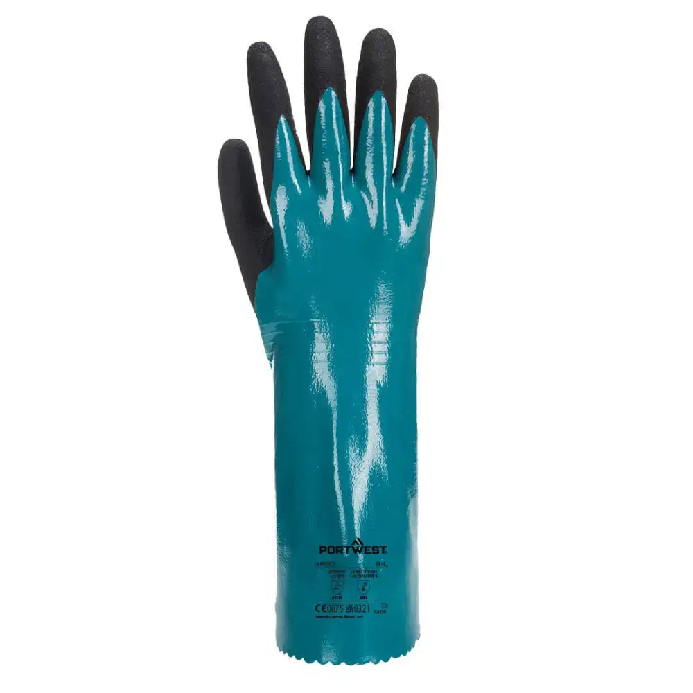 Portwest Chem 300 Nitrile Sandy Double Dipped Gauntlet