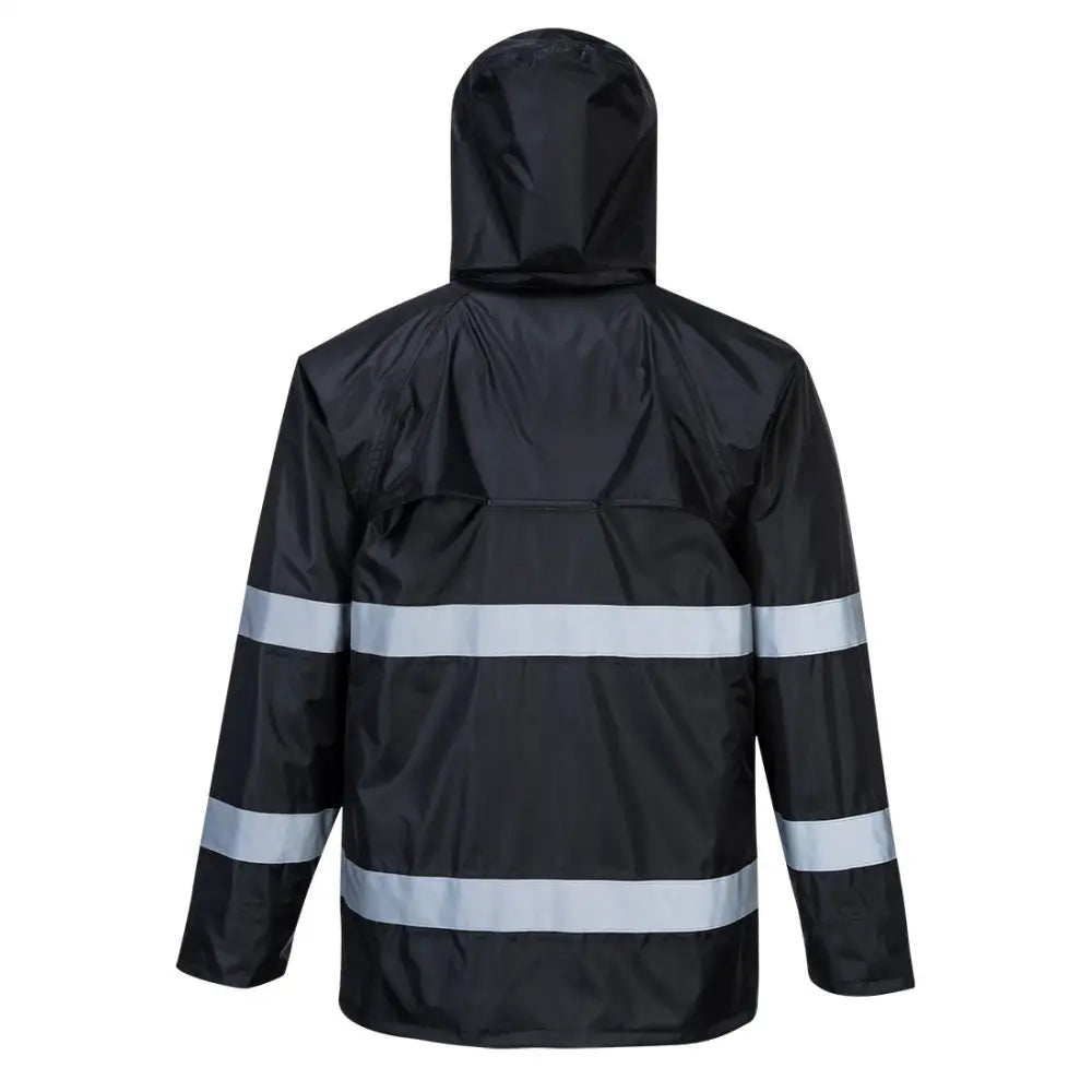 Portwest Classic Iona Rain Jacket - Black / 4XL