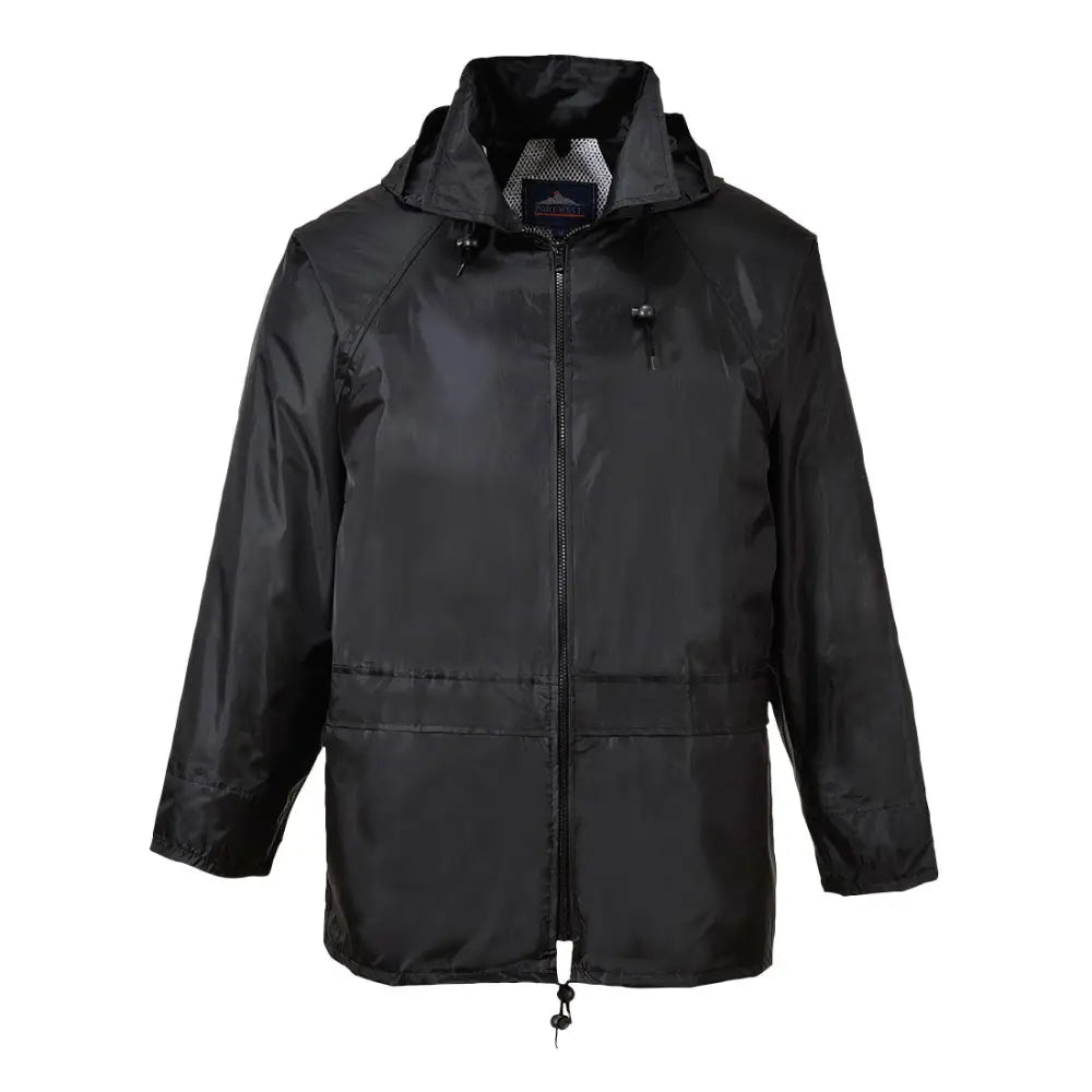 Portwest Classic Rain Jacket - Black / 4XL