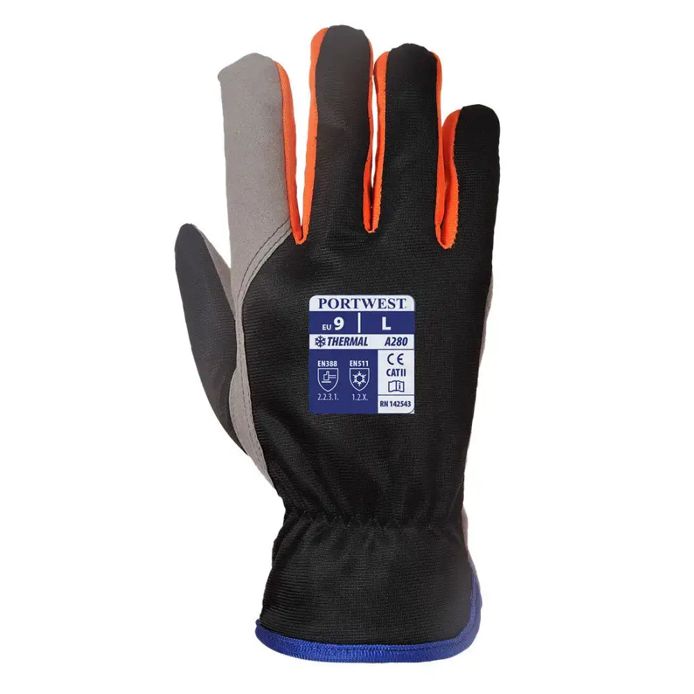 Portwest Cold 240 Synthetic Leather Mechanical Glove - L