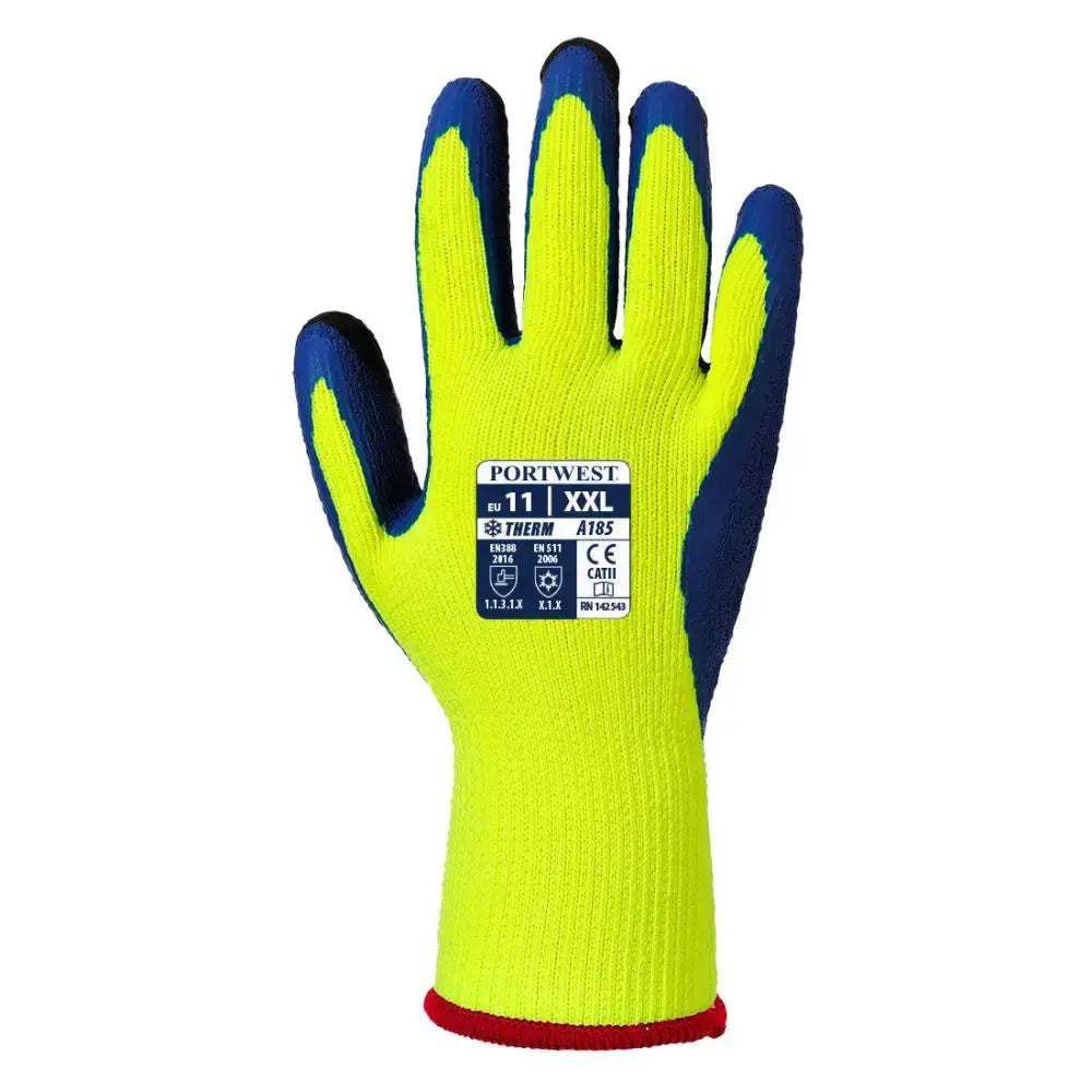 Portwest Cold 7 Latex Crinkle Finger Dipped Glove