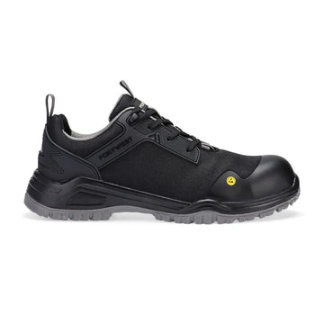 Portwest Composite Mesh Low Shoe S3S ESD SR FO - Black/Grey / 38