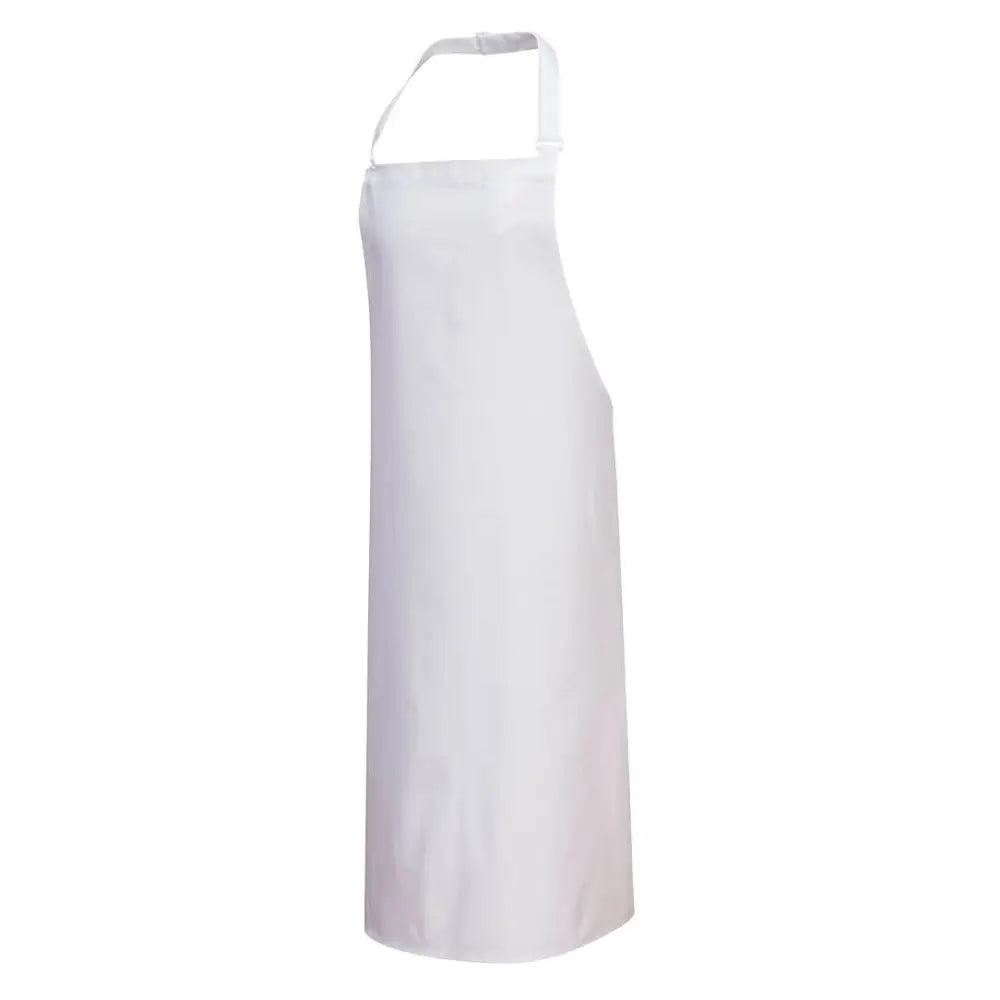 Portwest Cotton Bib Apron - White