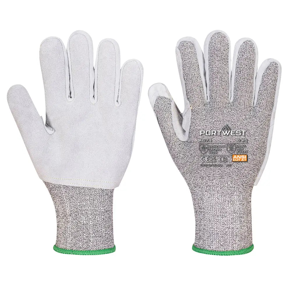Portwest CS Cut F13 Leather Glove - L