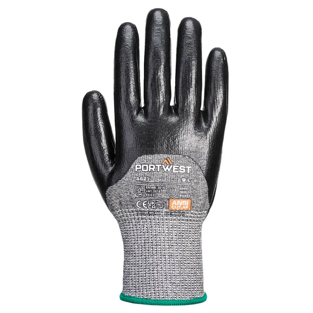 Portwest Cut 3/4 Nitrile Foam Glove - L