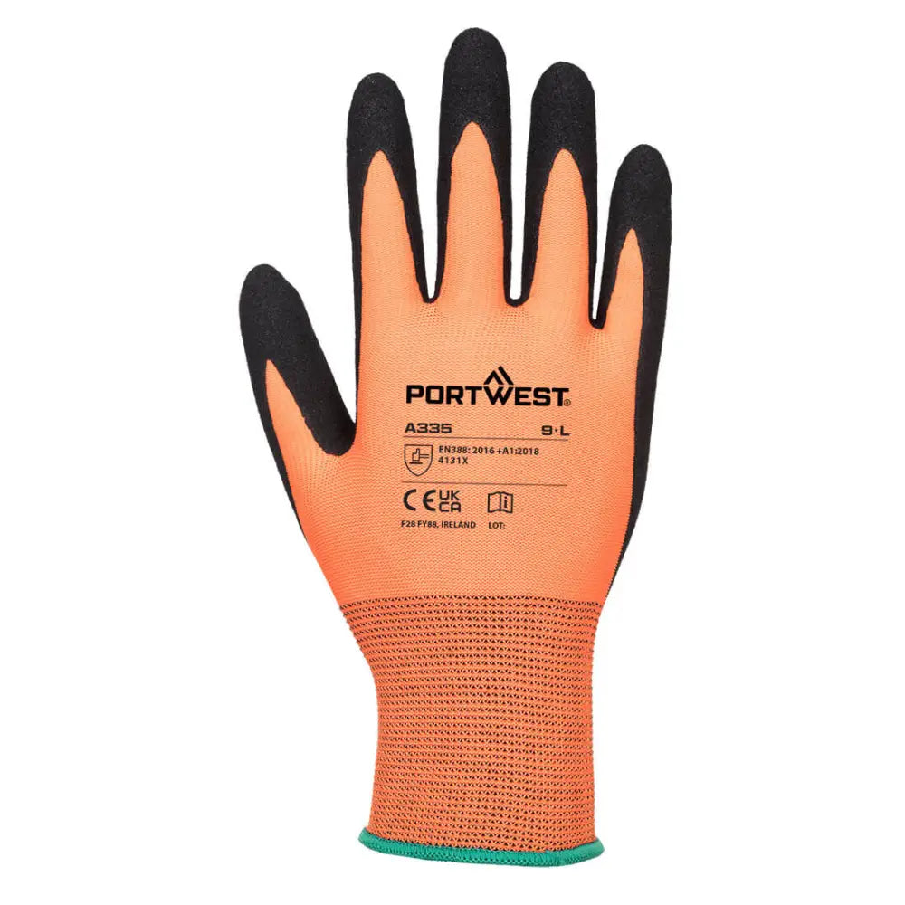 Portwest Dermi-Grip NPR15 Nitrile Sandy Glove