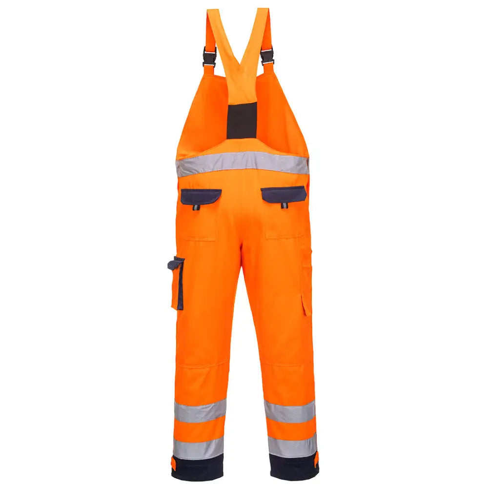 Portwest Dijon Hi-Vis Contrast Work Bib and Brace