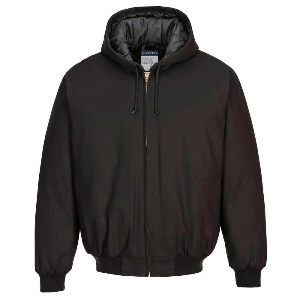 Portwest Duck Quilt Lined Hooded Jacket - 4XL
