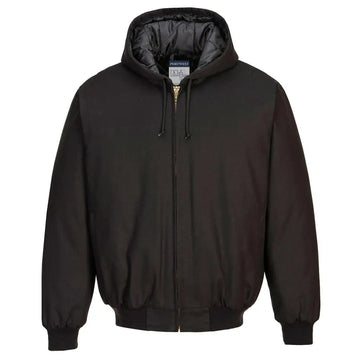 Portwest Duck Quilt Lined Hooded Jacket - 4XL