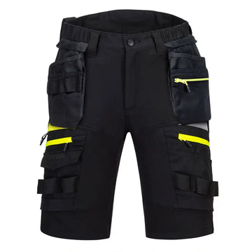 Portwest DX4 Detachable Holster Pocket Shorts - Black / 26