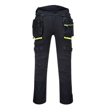 Portwest DX4 Detachable Holster Pocket Trousers - Black / 26