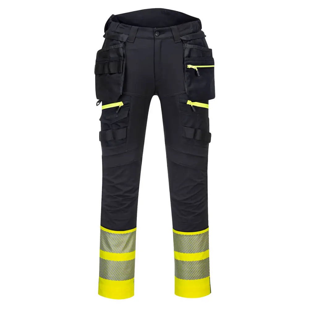 Portwest DX4 Hi-Vis Detachable Holster Pocket Class 1 Trousers - 28