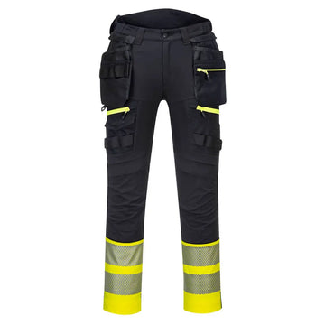 Portwest DX4 Hi-Vis Detachable Holster Pocket Class 1 Trousers - 28