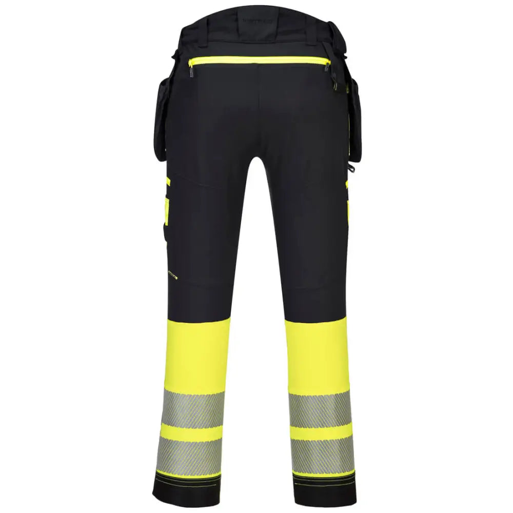 Portwest DX4 Hi-Vis Detachable Holster Pocket Class 1 Trousers - 28